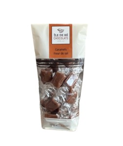 Caramels au Beurre AOP Charentes Poitou & Fleur De Sel de l' Ile De Re, spécialités artisanales de la Maison Ile De Ré Chocolats